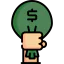Money bag icon 64x64