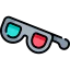 3d glasses icône 64x64