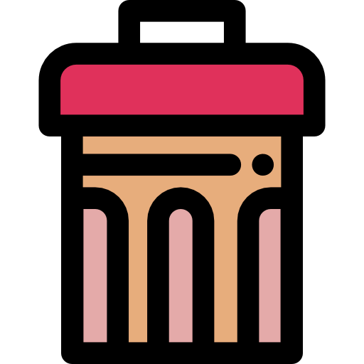 Garbage bin icon