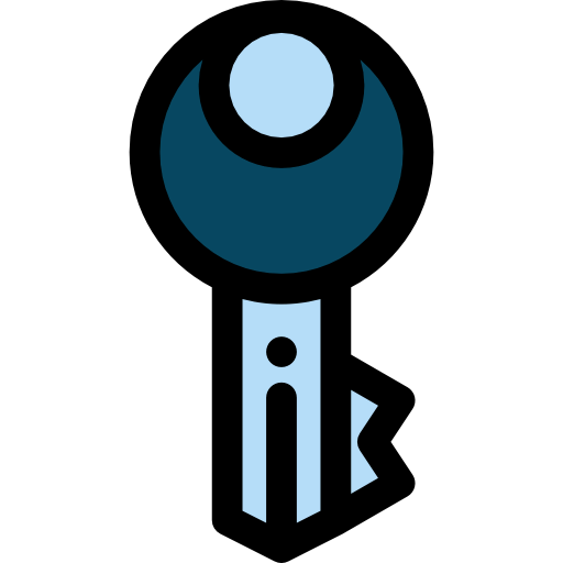 Door key icon