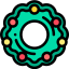Christmas wreath icon 64x64