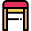 Wooden chair icon 64x64