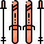 Ski equipment icon 64x64