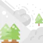Snow avalanche icon 64x64
