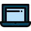 Laptop computer icon 64x64