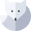 Arctic fox icon 64x64