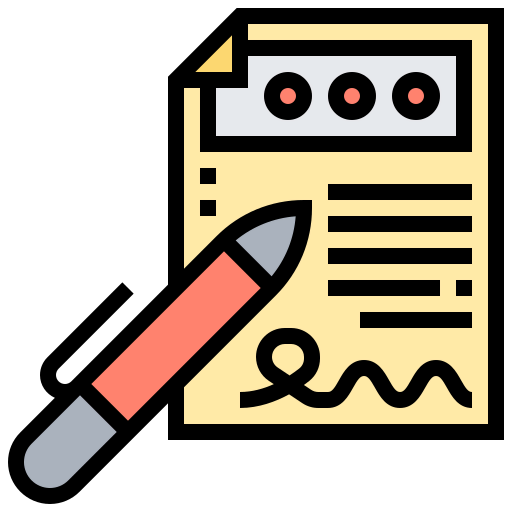 Contract icon