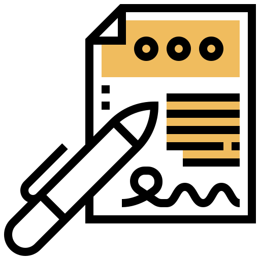 Contract icon