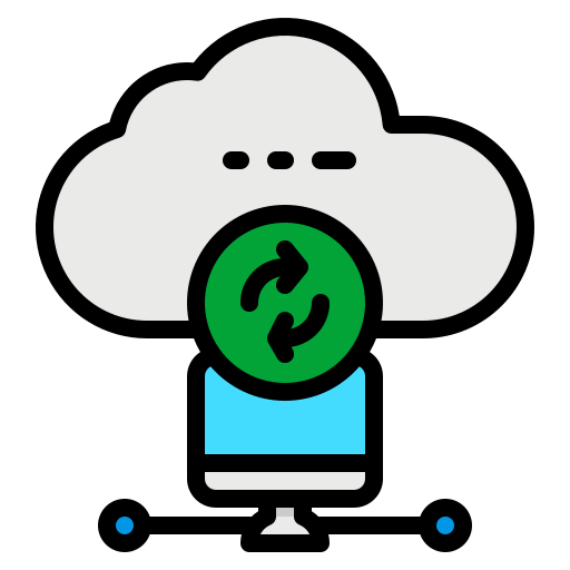 Cloud storage icon