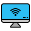 Computer monitor icon 64x64