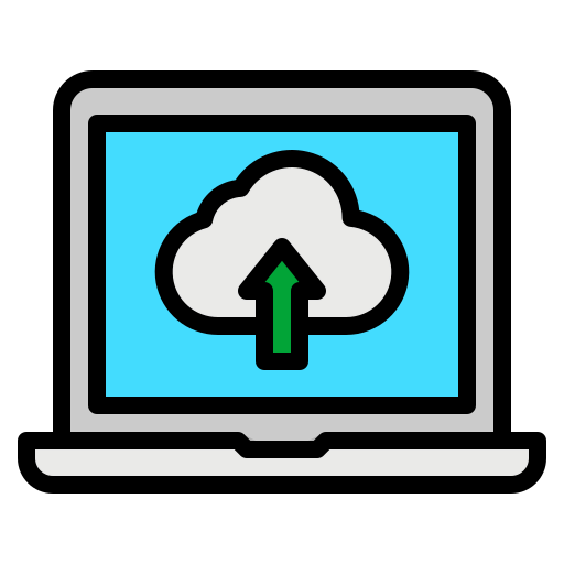 Laptop computer icon