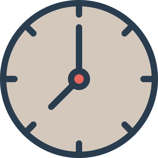 Circular clock icon