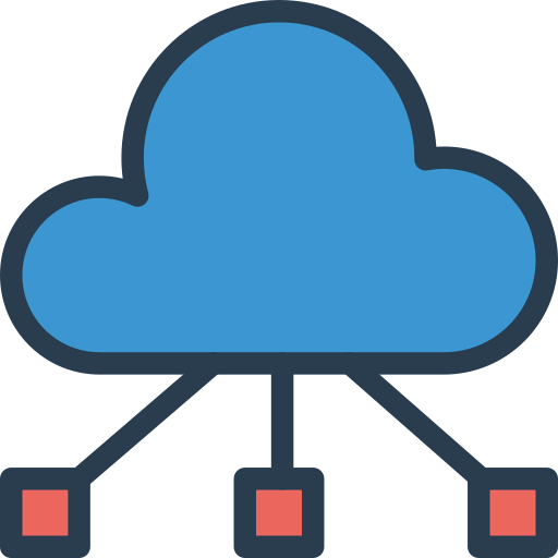 Cloud computing icon