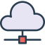 Cloud computing icon 64x64