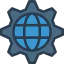 Earth globe icon 64x64