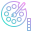 Color palette icon 64x64