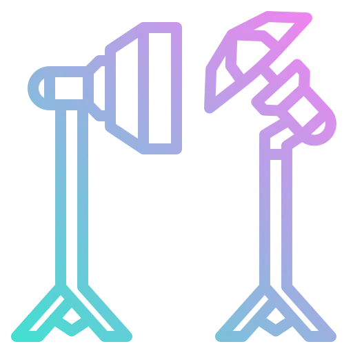 Studio lighting icon