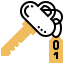 Hotel key icon 64x64