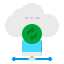 Cloud storage icon 64x64