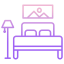 Double bed biểu tượng 64x64
