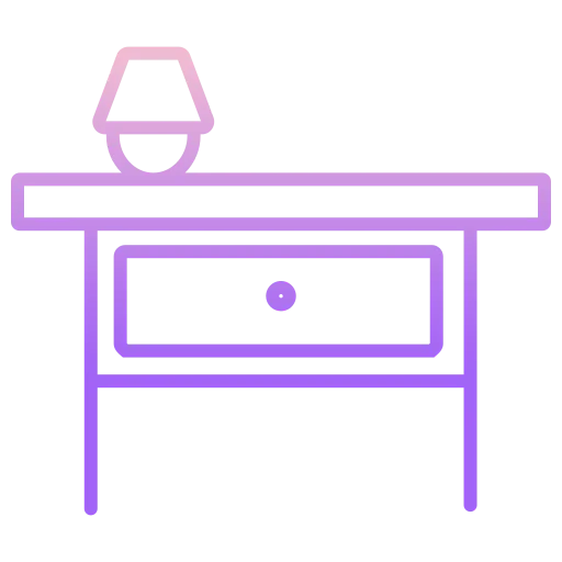 Bedside table icon