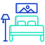 Double bed biểu tượng 64x64