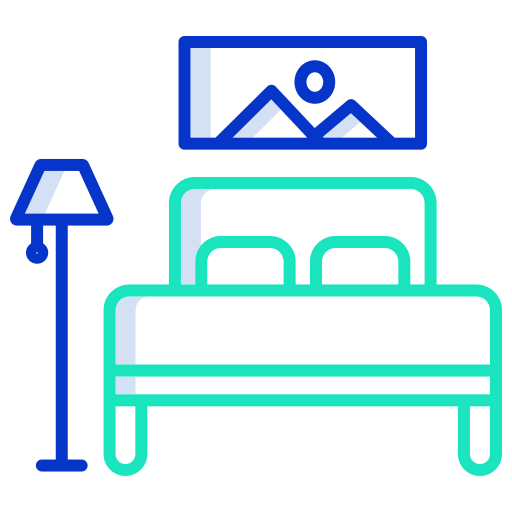 Double bed icon