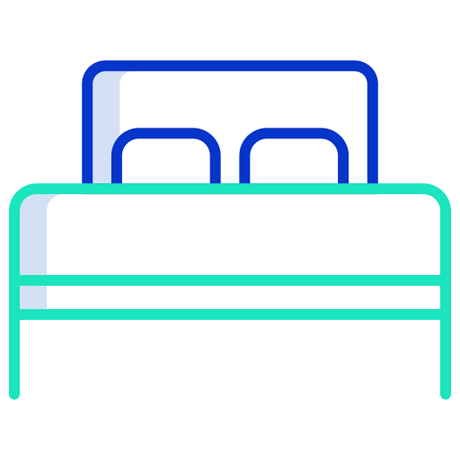 Double bed icon