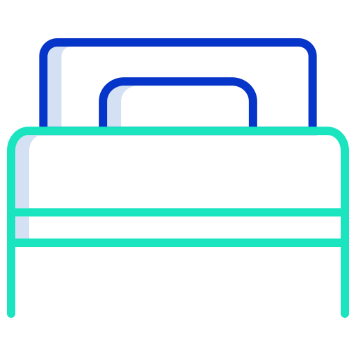Single bed icon