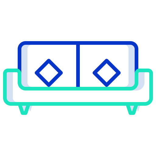 Sofa bed icon