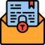 Confidential email icon 64x64