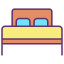 Double bed biểu tượng 64x64