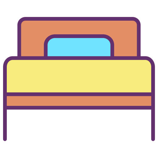 Single bed icon