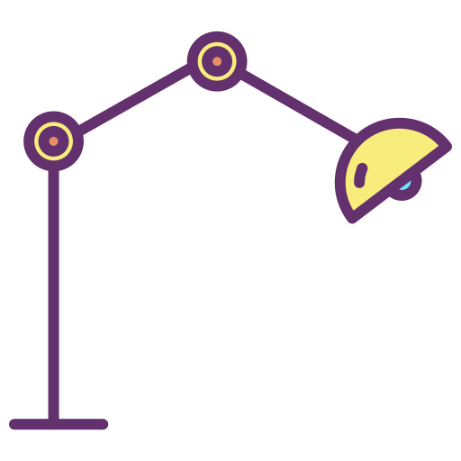 Table lamp icon