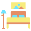 Double bed biểu tượng 64x64
