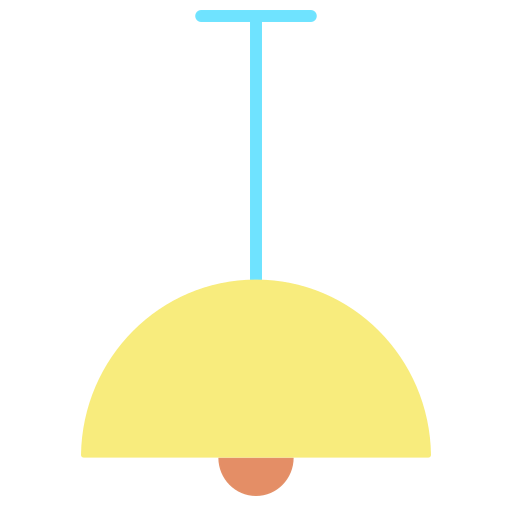 Ceiling lamp icon
