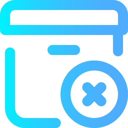 Delete package icon