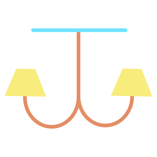 Ceiling lamp icon