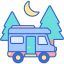 Camper van Symbol 64x64