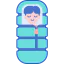 Sleeping bag icon 64x64