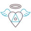Heart wings Symbol 64x64