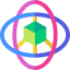 360 degrees アイコン 64x64