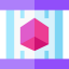 3d cube ícone 64x64