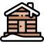 Wood cabin icon 64x64