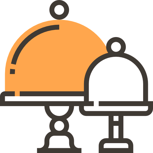 Serving dish icon