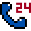24 hours icon 64x64