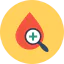 Blood test icon 64x64