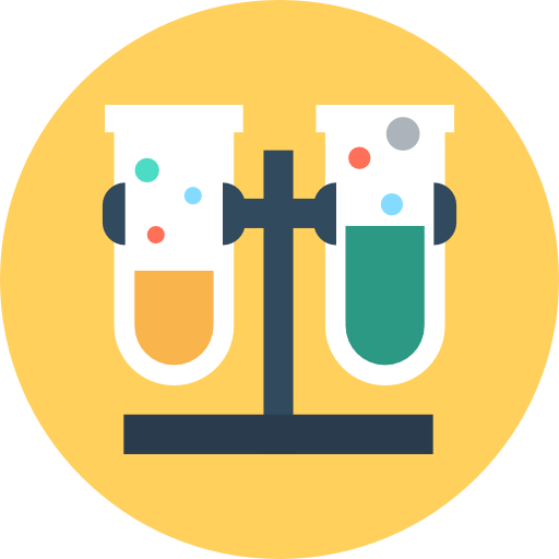Test tubes icon