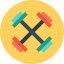 Dumbbell icon 64x64