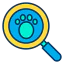 Paw print icon 64x64